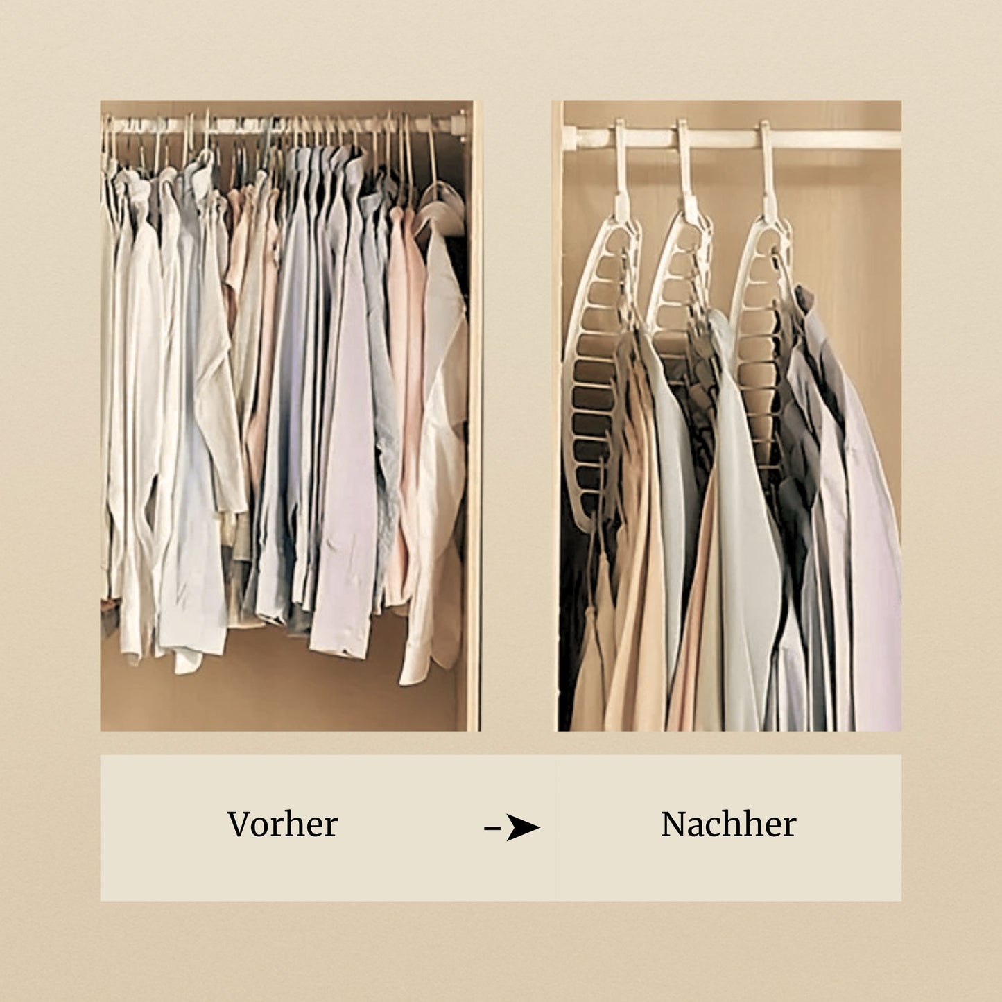 Veloura™ Organizer – sag Tschüss zu Schrank-Chaos!