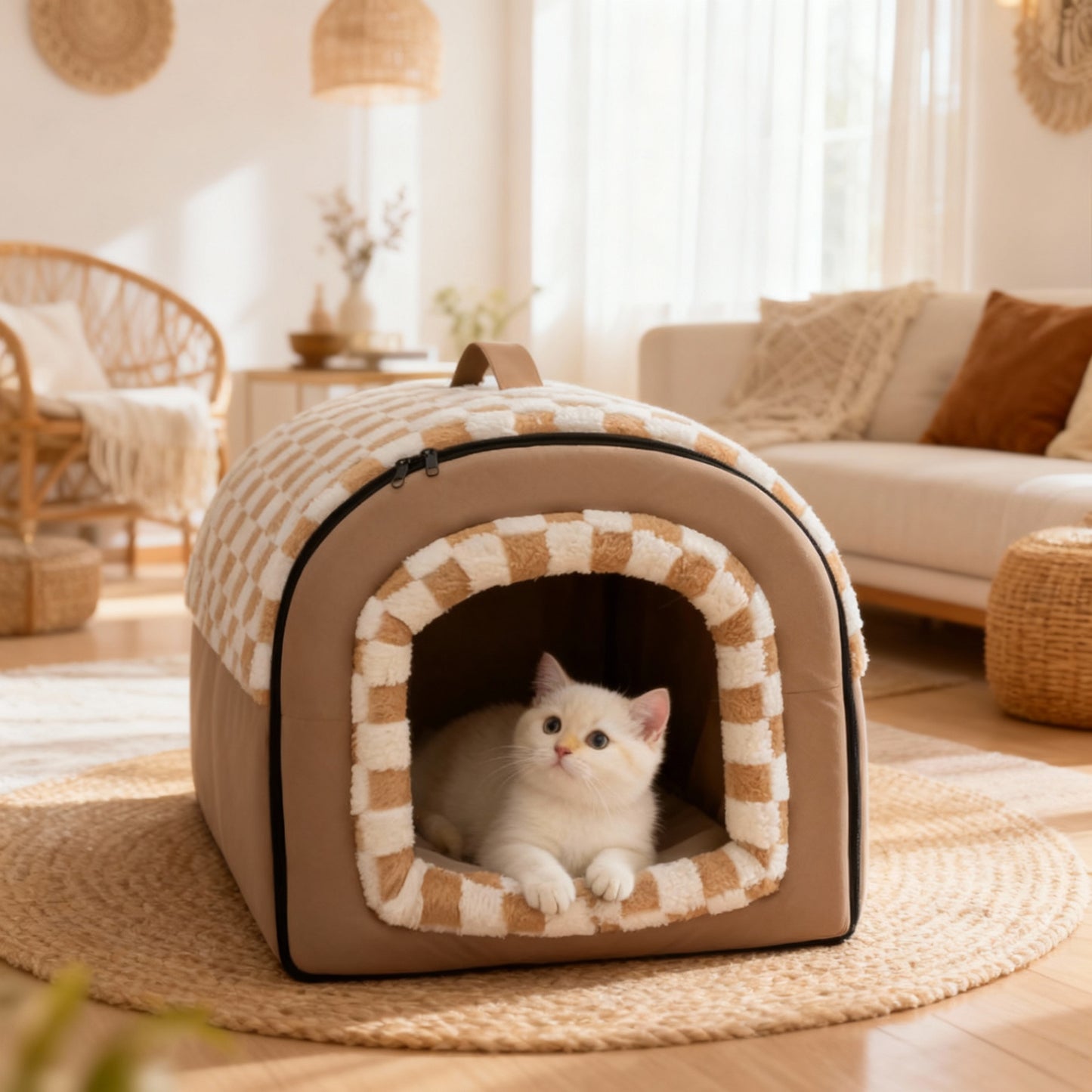 Nuvola - Cozy Katzenbett I Wintertraum Edition