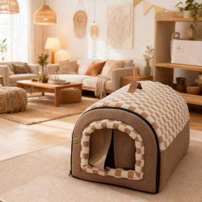 Nuvola - Cozy Katzenbett I Wintertraum Edition