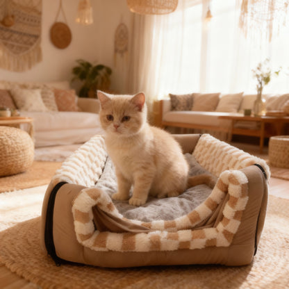 Nuvola - Cozy Katzenbett I Wintertraum Edition